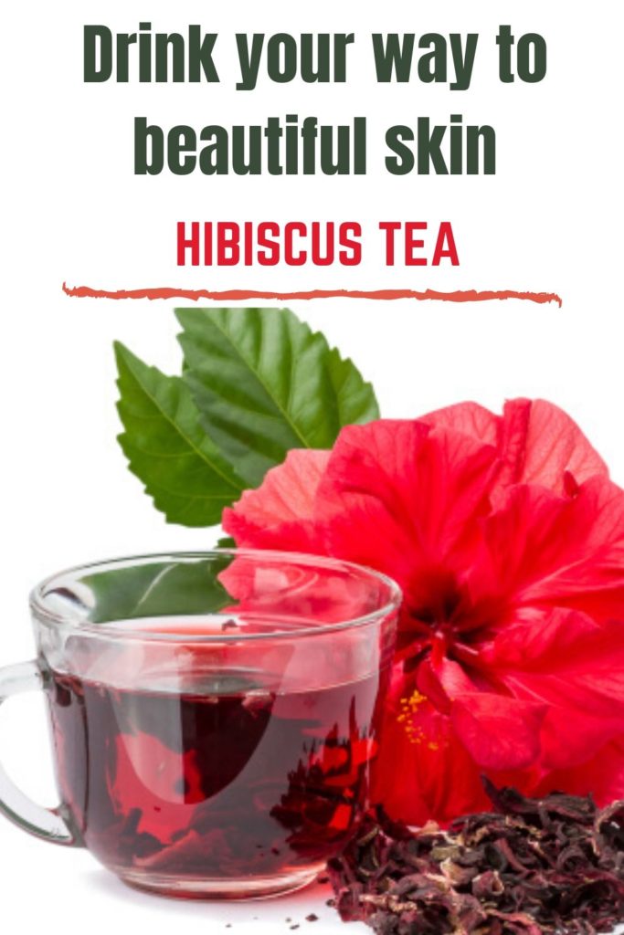 hibiscus tea for beautiful skin