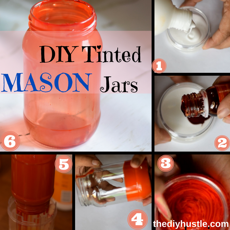 How to make tinted Jars at home