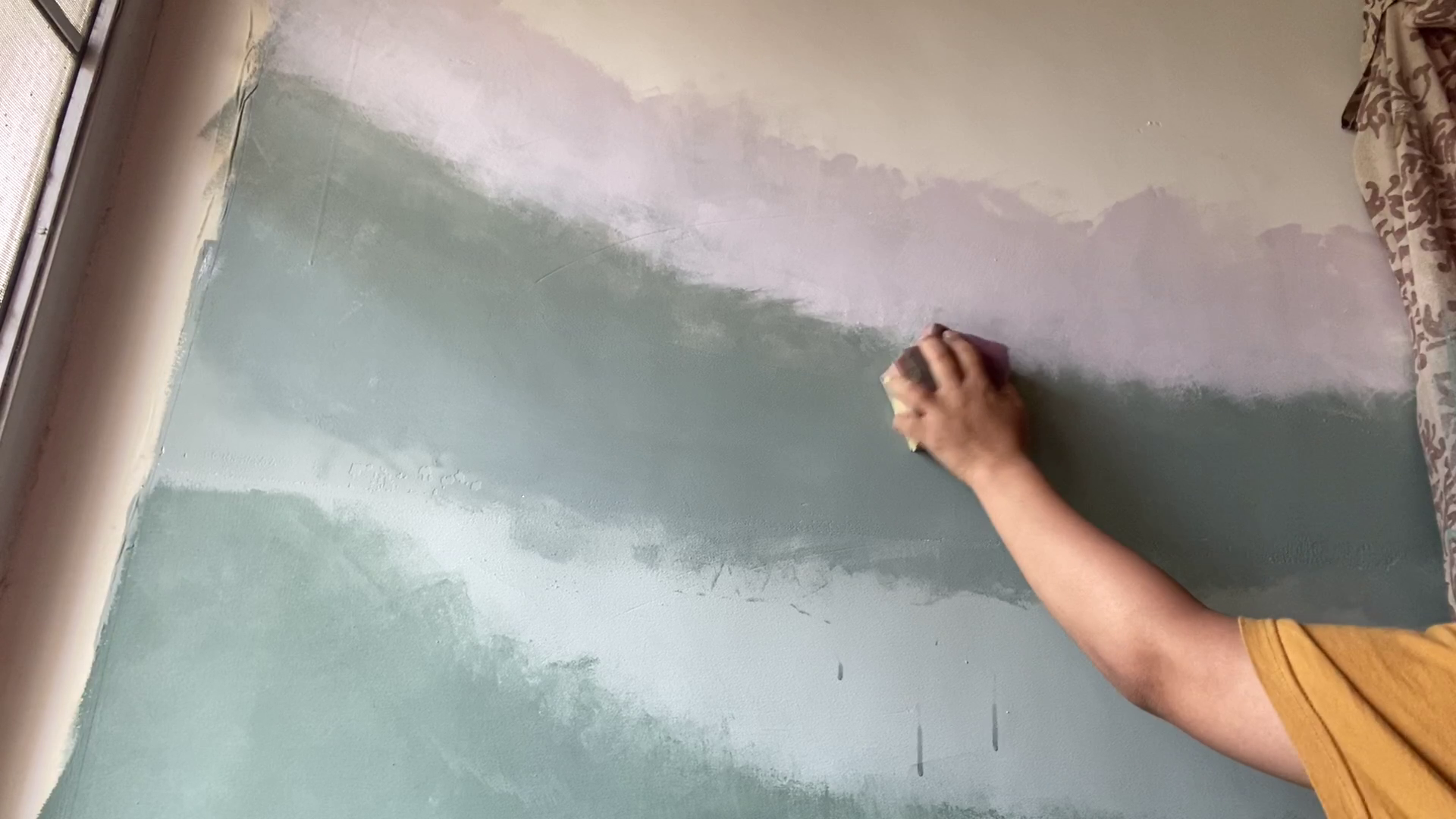 ombre wall painting tutorial 