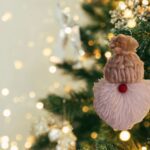 Yarn gnome ornaments